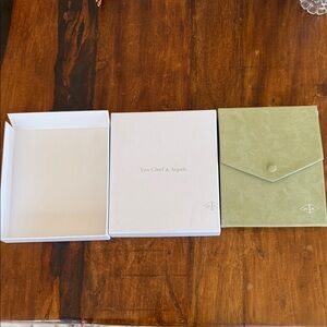 Van Cleef & Arpels Sage Suede Necklace Holder